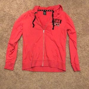 Victoria secret hooded zip up